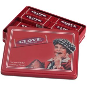 Clove Chewing Gum Vintage Gift Tin 6ct